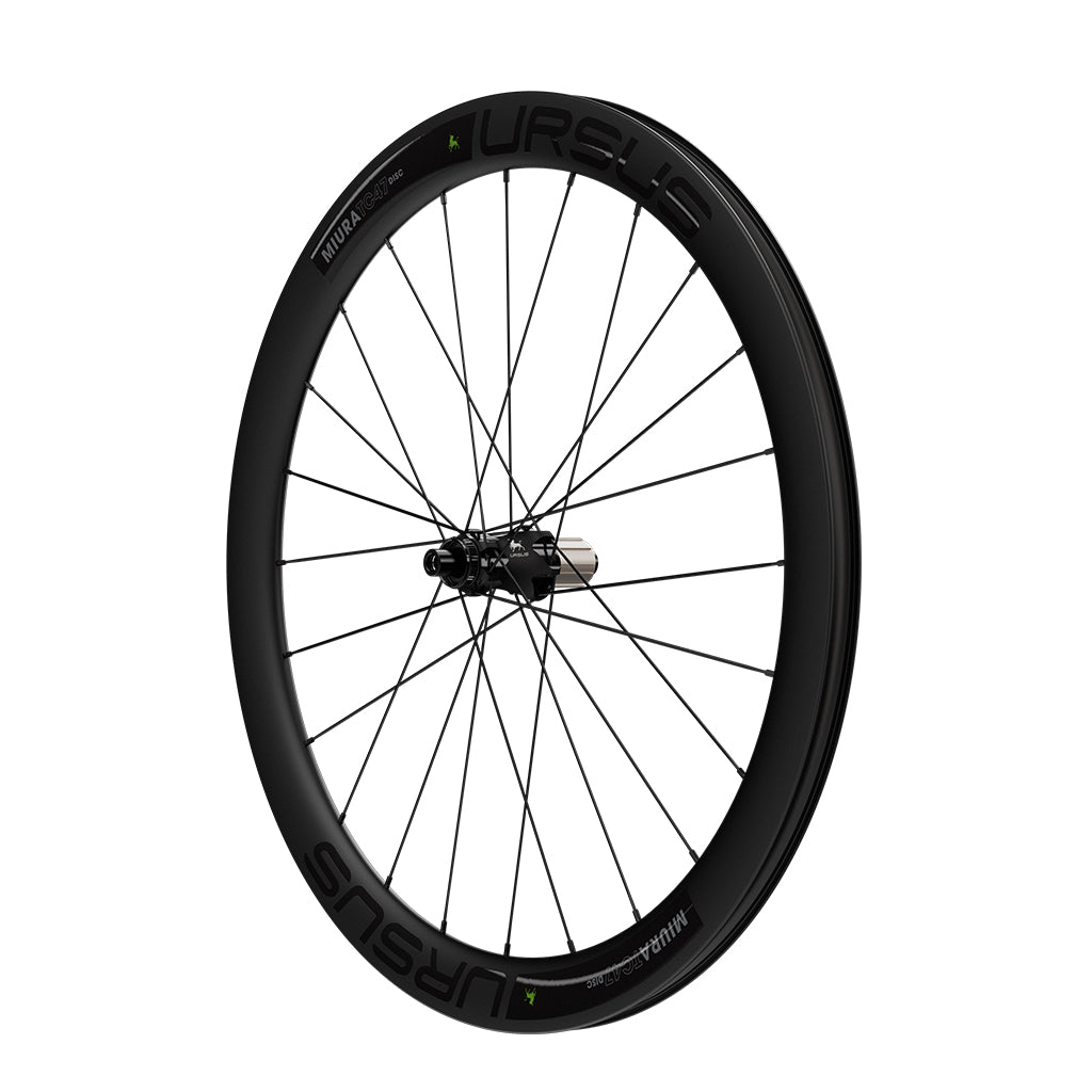 URSUS MIURA TC47 ROAD CARBON TUBELESS CLINCHER WHEELSET (DISC)