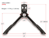 JUMBO DOUBLE LEGGED KICKSTAND (300mm)